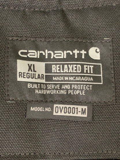 【中古品】【メンズ】 Carhartt カーハート DUCK VEST OV0001-M ダックベスト ライトアウター 中綿ベスト 146-251209-kk-31-min サイズ：XL カラー：ブラック 万代Net店