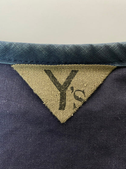 【中古品】【メンズ】 Y's ワイズ 80's NOCOLLAR JACKET VINTAGE 80年代 ノーカラージャケット アウター ヴィンテージ 140-251210-kk-54-min サイズ：表記消え 下記参照 カラー：ネイビー 万代Net店