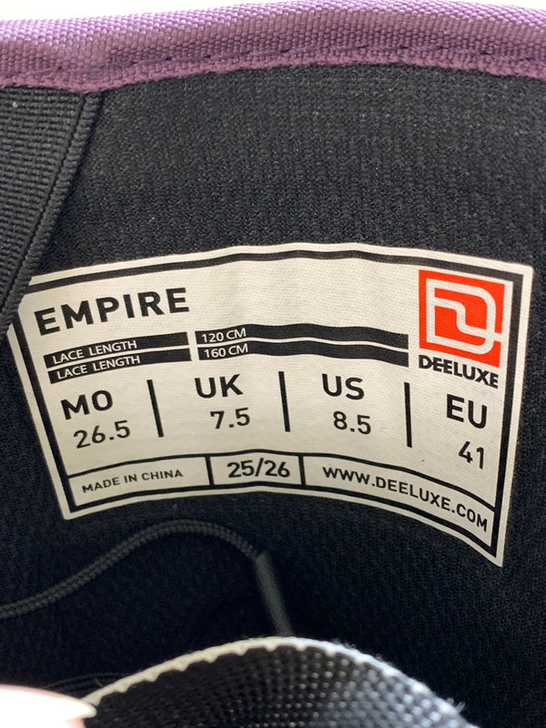 【現状渡し品】【メンズ/レディース】 DEELUXE EMPIRE S4 ディーラックス 572520-1000/4219 スノーボードブーツ 26.5cm 118-260914-ta-01-min 万代Net店