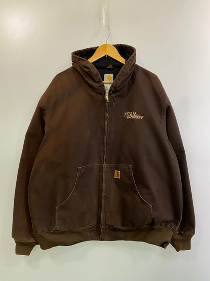 【中古品】【メンズ】 Carhartt カーハート DUCK ACTIVE JACKET J25 DKB ダック アクティブジャケット アウター 146-251210-kk-50-min サイズ：3XL カラー：ダークブラウン 万代Net店