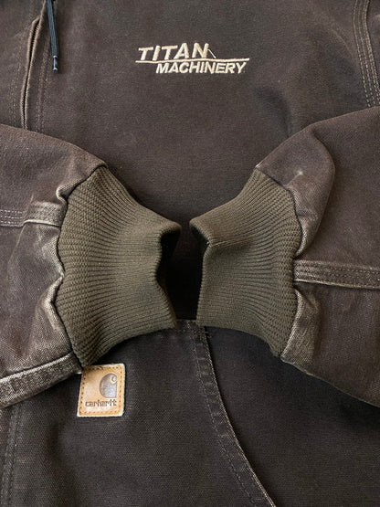 【中古品】【メンズ】 Carhartt カーハート DUCK ACTIVE JACKET J25 DKB ダック アクティブジャケット アウター 146-251210-kk-50-min サイズ：3XL カラー：ダークブラウン 万代Net店