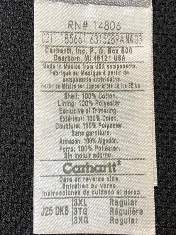 【中古品】【メンズ】 Carhartt カーハート DUCK ACTIVE JACKET J25 DKB ダック アクティブジャケット アウター 146-251210-kk-50-min サイズ：3XL カラー：ダークブラウン 万代Net店