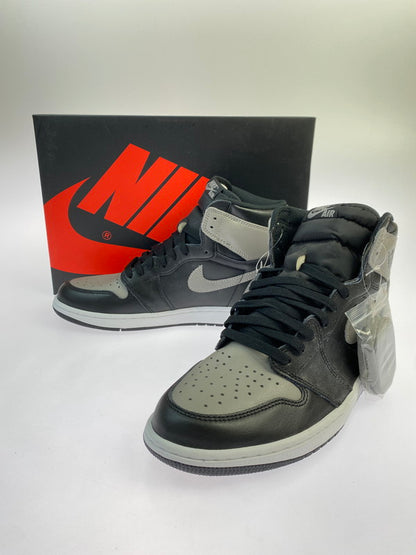 【中古美品】【メンズ】 NIKE ナイキ AIR JORDAN 1 RETRO HIGH OG SHADOW 555088-013 エアジョーダン ワン レトロ ハイ オリジナル シャドウ2018 スニーカー 靴 160-251209-kk-06-min カラー：BLACK/MEDIUM GREY-WHITE 万代Net店