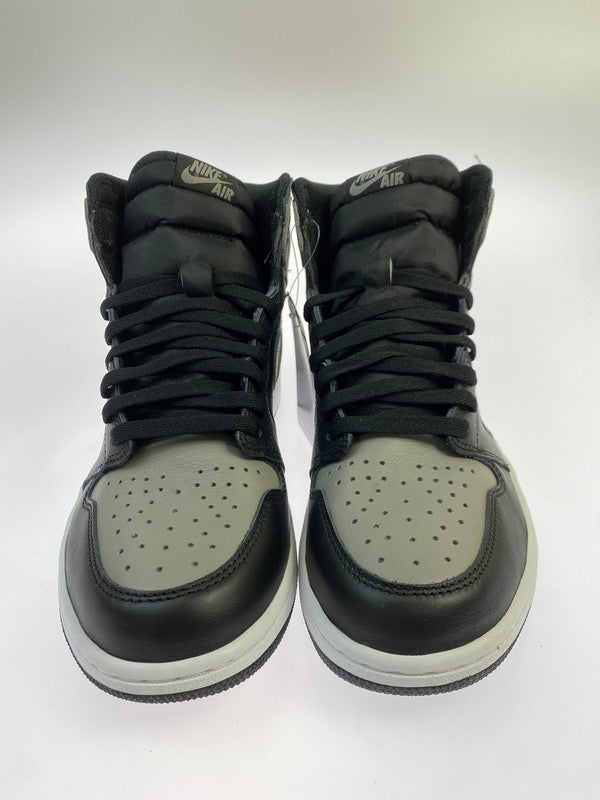 【中古美品】【メンズ】 NIKE ナイキ AIR JORDAN 1 RETRO HIGH OG SHADOW 555088-013 エアジョーダン ワン レトロ ハイ オリジナル シャドウ2018 スニーカー 靴 160-251209-kk-06-min カラー：BLACK/MEDIUM GREY-WHITE 万代Net店