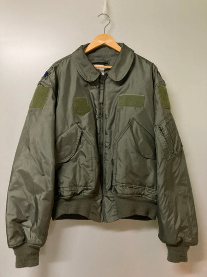 【現状渡し品】【メンズ】 ALPHA INDUSTRIES アルファインダストリーズ CWU-45P FLIGHT JACKET 8415-00-310-1140 フライトジャケット アウター 145-251210-kk-10-min サイズ：XL カラー：カーキ 万代Net店