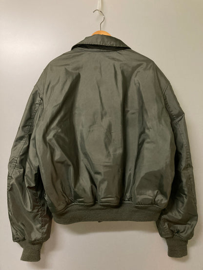 【現状渡し品】【メンズ】 ALPHA INDUSTRIES アルファインダストリーズ CWU-45P FLIGHT JACKET 8415-00-310-1140 フライトジャケット アウター 145-251210-kk-10-min サイズ：XL カラー：カーキ 万代Net店
