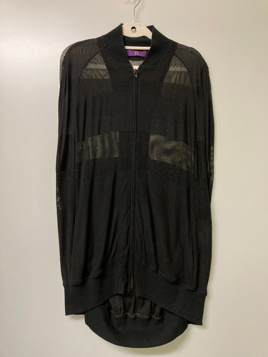 【中古品】【メンズ】 Y's ワイズ MESH ZIP UP VEST YX-Y03-210 メッシュ切替ジップアップベスト トップス Yohji Yamamoto 169-251213-kk-25-min サイズ：1 カラー：ブラック 万代Net店