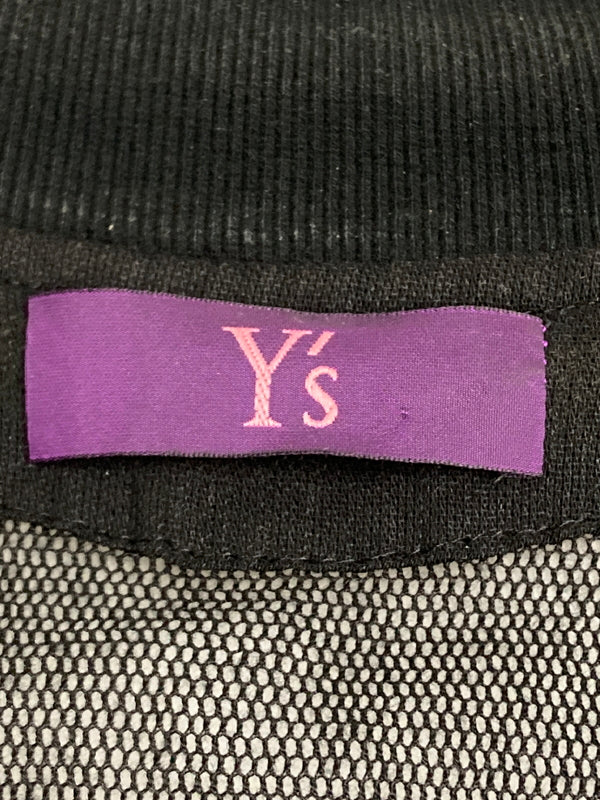【中古品】【メンズ】 Y's ワイズ MESH ZIP UP VEST YX-Y03-210 メッシュ切替ジップアップベスト トップス Yohji Yamamoto 169-251213-kk-25-min サイズ：1 カラー：ブラック 万代Net店