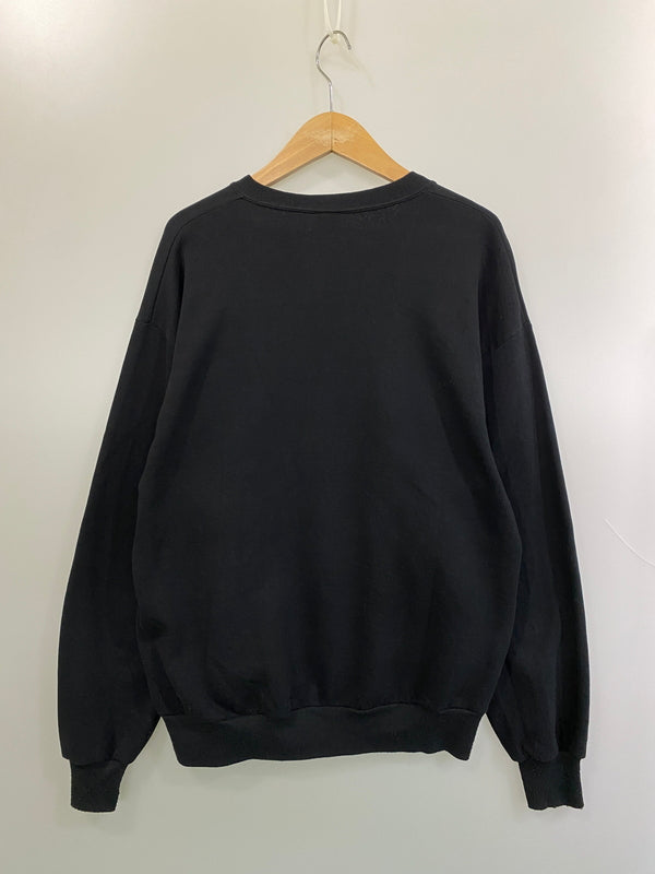 【中古品】【メンズ】 USED ユーズド EAGLE DESIGN SWEATSHIRT イーグル デザイン スウェットシャツ メンズ 長袖 プリント トレーナー 146-260717-em-52-min サイズ：Ｌ カラー：ブラック 万代Net店