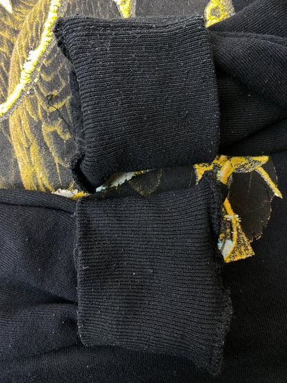 【中古品】【メンズ】 USED ユーズド EAGLE DESIGN SWEATSHIRT イーグル デザイン スウェットシャツ メンズ 長袖 プリント トレーナー 146-260717-em-52-min サイズ：Ｌ カラー：ブラック 万代Net店