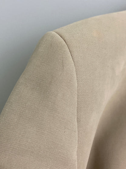 【中古品】【レディース】 CELINE セリーヌ 1B SINGLE TAILORED JACKET 1B シングル テーラードジャケット トップス 169-251213-kk-24-min サイズ：40 カラー：ベージュ 万代Net店