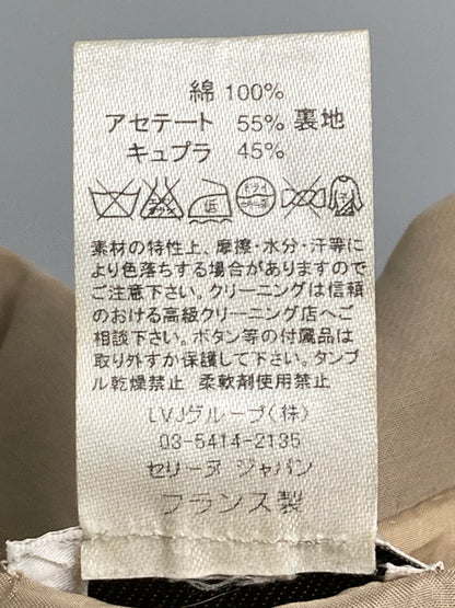 【中古品】【レディース】 CELINE セリーヌ 1B SINGLE TAILORED JACKET 1B シングル テーラードジャケット トップス 169-251213-kk-24-min サイズ：40 カラー：ベージュ 万代Net店