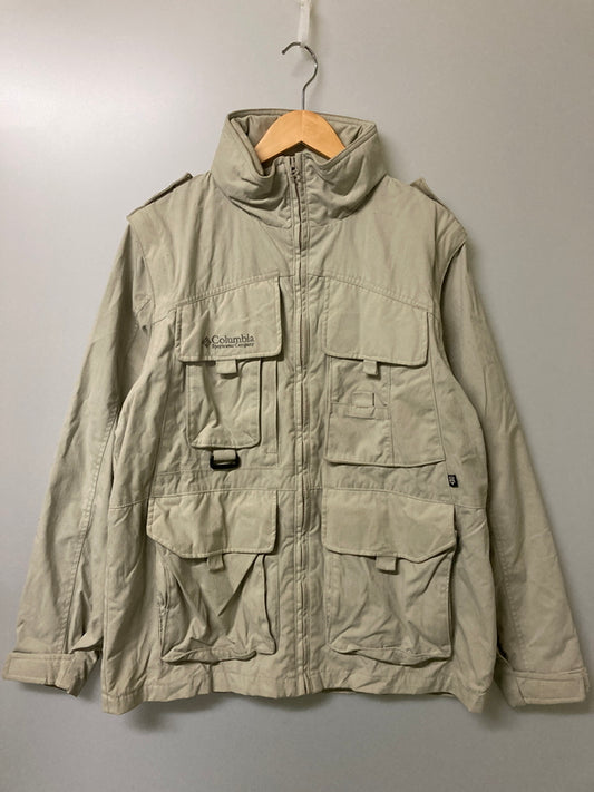 【中古品】【メンズ】 Columbia コロンビア 90's GRT 2WAY FIELD JACKET 90年代 GRT 2ウェイ フィールドジャケット アウター 144-251210-kk-06-min サイズ：M カラー：グレー 万代Net店