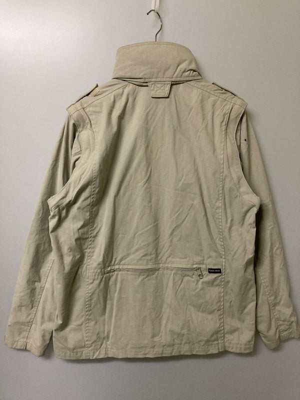 【中古品】【メンズ】 Columbia コロンビア 90's GRT 2WAY FIELD JACKET 90年代 GRT 2ウェイ フィールドジャケット アウター 144-251210-kk-06-min サイズ：M カラー：グレー 万代Net店