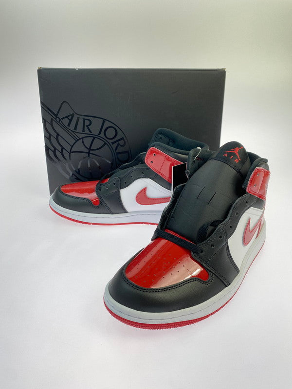 【中古美品】【メンズ/レディース】 NIKE ナイキ AIR JORDAN 1 MID SE HV4091-006 エア ジョーダン 1 ミッド スニーカー 靴 160-251212-yn-12-min サイズ：25.5cm US7.5 カラー：BLACK/VARSITY RED-WHITE 万代Net店