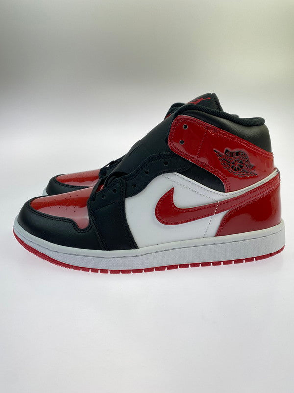 【中古美品】【メンズ/レディース】 NIKE ナイキ AIR JORDAN 1 MID SE HV4091-006 エア ジョーダン 1 ミッド スニーカー 靴 160-251212-yn-12-min サイズ：25.5cm US7.5 カラー：BLACK/VARSITY RED-WHITE 万代Net店