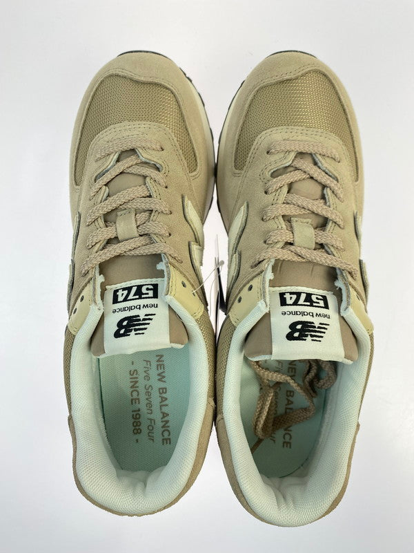 【中古美品】【メンズ】 NEW BALANCE ニューバランス SNEAKERS U574WO2 スニーカー 靴 162-251212-yn-16-min サイズ：28.0cm カラー：ベージュ 万代Net店
