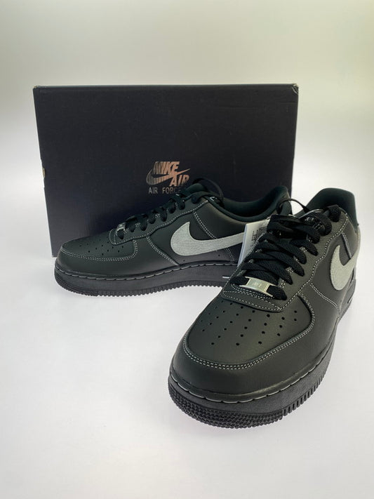 【中古美品】【メンズ】 NIKE ナイキ AIR FORCE 1 '07 LV8 HQ2037-006 エア フォース 1 スニーカー 靴 160-251212-yn-13-min サイズ：27.5cm US9.5 カラー：BLACK/WOLF GREY-BLACK-BLACK 万代Net店