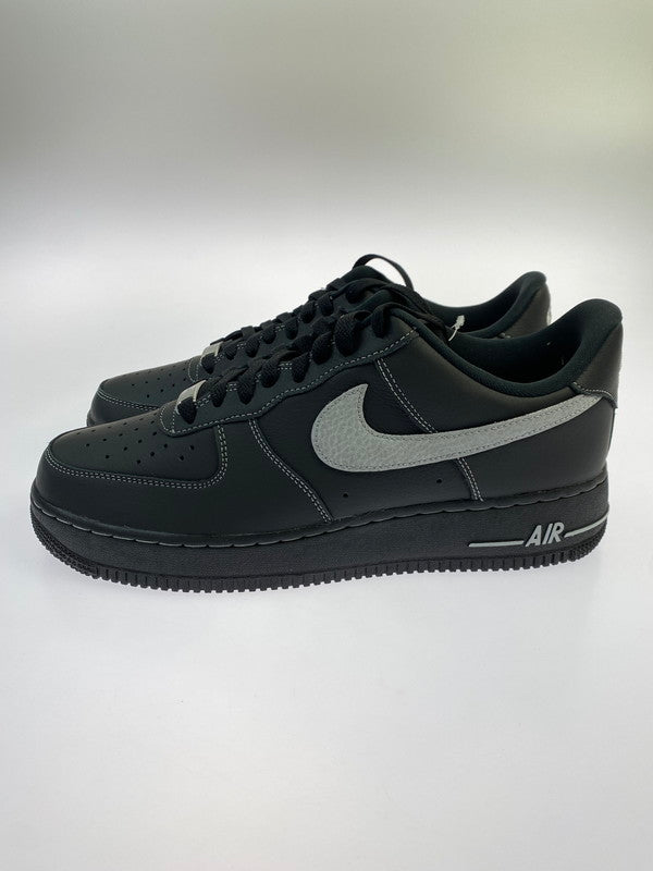 【中古美品】【メンズ】 NIKE ナイキ AIR FORCE 1 '07 LV8 HQ2037-006 エア フォース 1 スニーカー 靴 160-251212-yn-13-min サイズ：27.5cm US9.5 カラー：BLACK/WOLF GREY-BLACK-BLACK 万代Net店