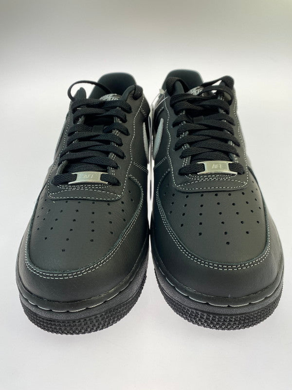 【中古美品】【メンズ】 NIKE ナイキ AIR FORCE 1 '07 LV8 HQ2037-006 エア フォース 1 スニーカー 靴 160-251212-yn-13-min サイズ：27.5cm US9.5 カラー：BLACK/WOLF GREY-BLACK-BLACK 万代Net店