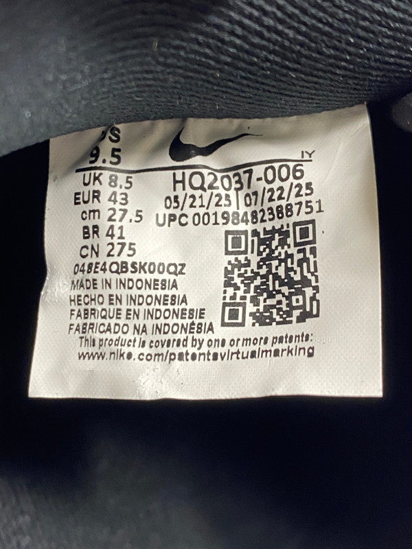 【中古美品】【メンズ】 NIKE ナイキ AIR FORCE 1 '07 LV8 HQ2037-006 エア フォース 1 スニーカー 靴 160-251212-yn-13-min サイズ：27.5cm US9.5 カラー：BLACK/WOLF GREY-BLACK-BLACK 万代Net店