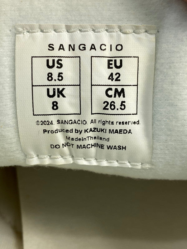 【中古美品】【メンズ】 Sangacio サンガッチョ にゅ～ず SNEAKERS 10周年記念 にゅ～ず スニーカー 靴 162-251212-yn-18-min サイズ：26.5cm カラー：ORANGE 万代Net店