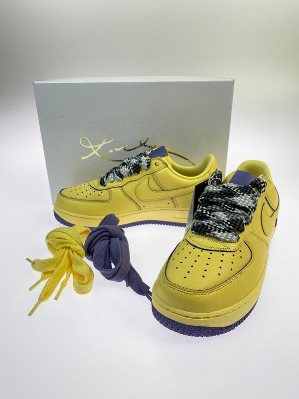 【中古美品】【メンズ】 NIKE ナイキ × KOBE BRYANT コービーブライアント AIR FORCE 1 LOW PROTRO MAMBA MENTALITY HV9408-700 エアフォース1 ロー プロトロ マンバメンタリティ スニーカー メンズ 靴 160-251212-em-38-min サイズ：28.5cm カラー：イエロー 万代Net店