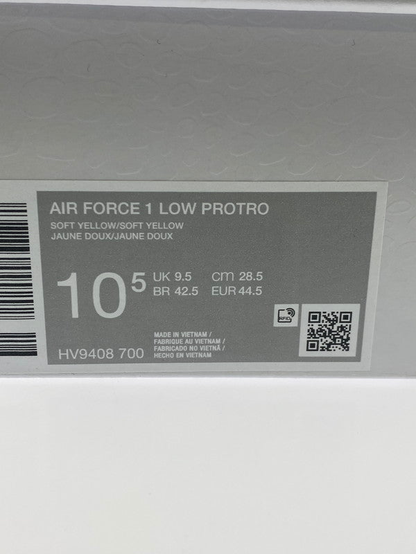 【中古美品】【メンズ】 NIKE ナイキ × KOBE BRYANT コービーブライアント AIR FORCE 1 LOW PROTRO MAMBA MENTALITY HV9408-700 エアフォース1 ロー プロトロ マンバメンタリティ スニーカー メンズ 靴 160-251212-em-38-min サイズ：28.5cm カラー：イエロー 万代Net店