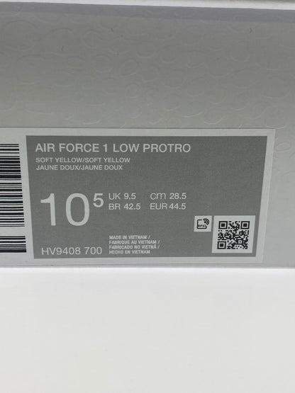 【中古美品】【メンズ】 NIKE ナイキ × KOBE BRYANT コービーブライアント AIR FORCE 1 LOW PROTRO MAMBA MENTALITY HV9408-700 エアフォース1 ロー プロトロ マンバメンタリティ スニーカー メンズ 靴 160-251212-em-38-min サイズ：28.5cm カラー：イエロー 万代Net店