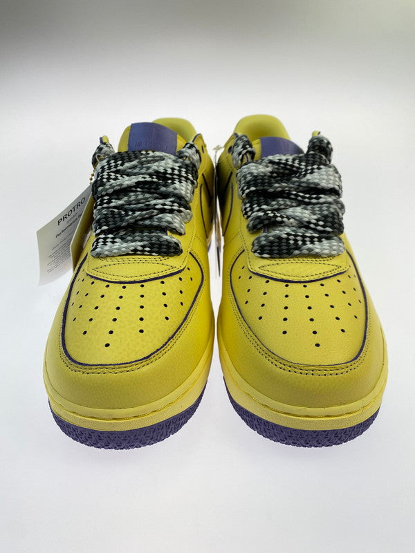 【中古美品】【メンズ】 NIKE ナイキ × KOBE BRYANT コービーブライアント AIR FORCE 1 LOW PROTRO MAMBA MENTALITY HV9408-700 エアフォース1 ロー プロトロ マンバメンタリティ スニーカー メンズ 靴 160-251212-em-38-min サイズ：28.5cm カラー：イエロー 万代Net店