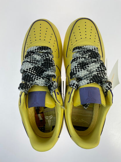 【中古美品】【メンズ】 NIKE ナイキ × KOBE BRYANT コービーブライアント AIR FORCE 1 LOW PROTRO MAMBA MENTALITY HV9408-700 エアフォース1 ロー プロトロ マンバメンタリティ スニーカー メンズ 靴 160-251212-em-38-min サイズ：28.5cm カラー：イエロー 万代Net店