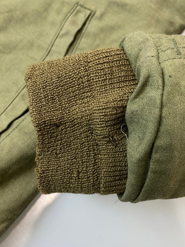 【中古品】【メンズ】 U.S.NAVY 80’s A-2 DECK JACKET DLA100-86-C-0880 アメリカ海軍 80年代 デッキジャケット アウター 146-251213-yn-20-min サイズ：SMALL（34-36） カラー：オリーブグリーン 万代Net店