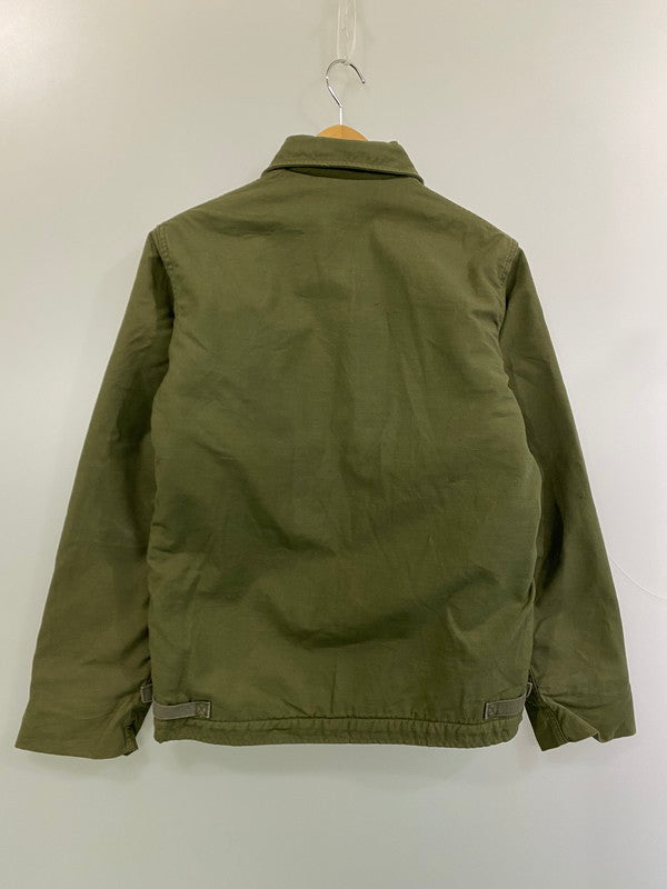 【中古品】【メンズ】 U.S.NAVY 80’s A-2 DECK JACKET DLA100-86-C-0880 アメリカ海軍 80年代 デッキジャケット アウター 146-251213-yn-20-min サイズ：SMALL（34-36） カラー：オリーブグリーン 万代Net店