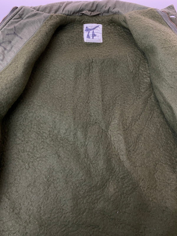 【中古品】【メンズ】 U.S.NAVY 80’s A-2 DECK JACKET DLA100-86-C-0880 アメリカ海軍 80年代 デッキジャケット アウター 146-251213-yn-20-min サイズ：SMALL（34-36） カラー：オリーブグリーン 万代Net店
