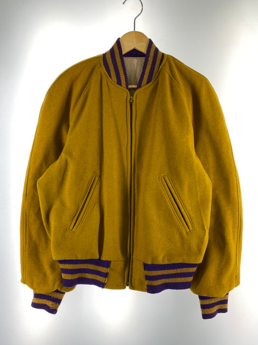 【中古品】【メンズ】 UNKNOWN VINTAGE 50-60's ZIP UP WOOL JACKET ヴィンテージ 50-60年代 ジップアップ ウールジャケット アウター 146-251212-em-29-min サイズ：38 カラー：マスタード 万代Net店