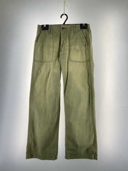 【中古品】【メンズ】 OR SLOW オアスロウ BAKER PANTS OLIVE ベイカーパンツ メンズ ボトムス ミリタリー ファティーグパンツ 151-260731-em-35-min サイズ：2 カラー：オリーブグリーン 万代Net店