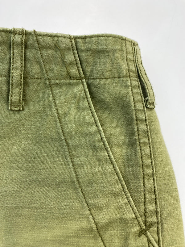 【中古品】【メンズ】 OR SLOW オアスロウ BAKER PANTS OLIVE ベイカーパンツ メンズ ボトムス ミリタリー ファティーグパンツ 151-260731-em-35-min サイズ：2 カラー：オリーブグリーン 万代Net店
