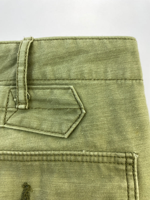 【中古品】【メンズ】 OR SLOW オアスロウ BAKER PANTS OLIVE ベイカーパンツ メンズ ボトムス ミリタリー ファティーグパンツ 151-260731-em-35-min サイズ：2 カラー：オリーブグリーン 万代Net店
