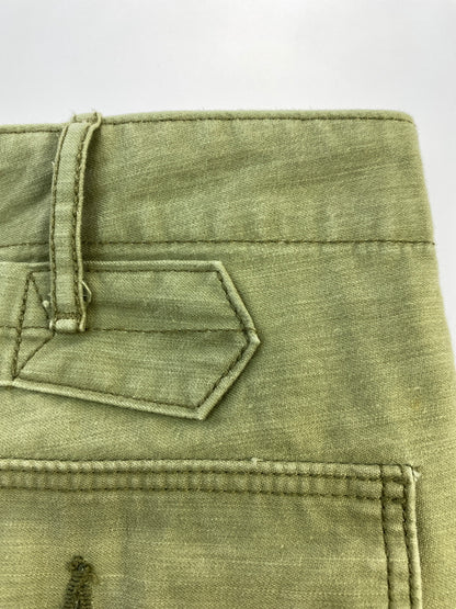 【中古品】【メンズ】 OR SLOW オアスロウ BAKER PANTS OLIVE ベイカーパンツ メンズ ボトムス ミリタリー ファティーグパンツ 151-260731-em-35-min サイズ：2 カラー：オリーブグリーン 万代Net店