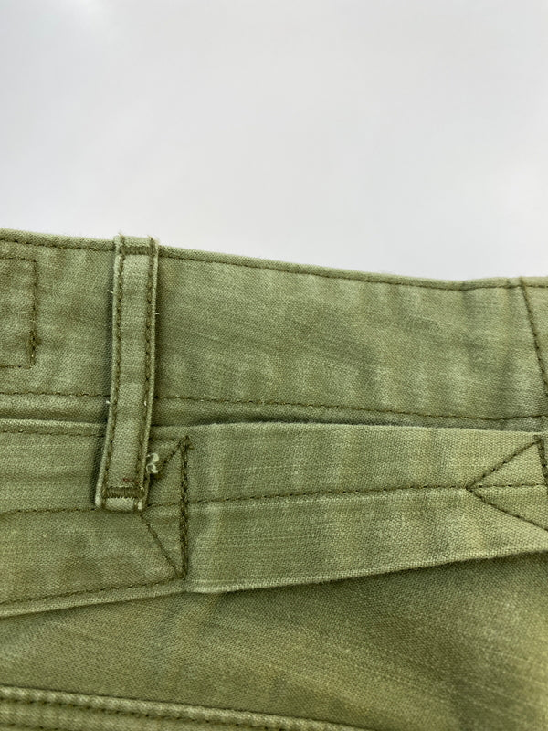 【中古品】【メンズ】 OR SLOW オアスロウ BAKER PANTS OLIVE ベイカーパンツ メンズ ボトムス ミリタリー ファティーグパンツ 151-260731-em-35-min サイズ：2 カラー：オリーブグリーン 万代Net店
