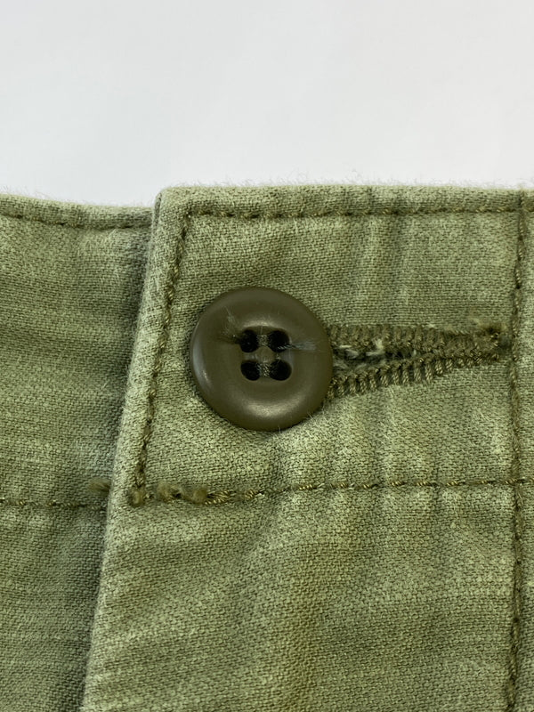 【中古品】【メンズ】 OR SLOW オアスロウ BAKER PANTS OLIVE ベイカーパンツ メンズ ボトムス ミリタリー ファティーグパンツ 151-260731-em-35-min サイズ：2 カラー：オリーブグリーン 万代Net店