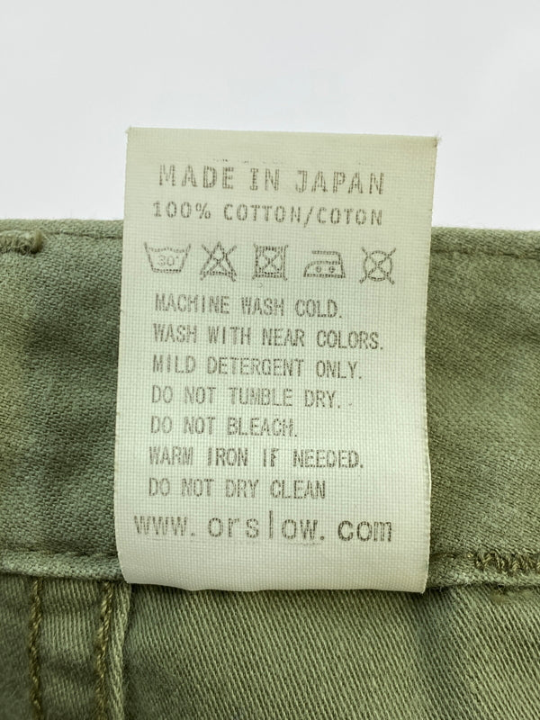 【中古品】【メンズ】 OR SLOW オアスロウ BAKER PANTS OLIVE ベイカーパンツ メンズ ボトムス ミリタリー ファティーグパンツ 151-260731-em-35-min サイズ：2 カラー：オリーブグリーン 万代Net店