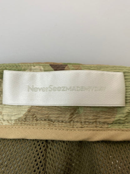 【中古品】【メンズ】 NEVERSEEZ WIDE PANTS ネバ―シーズ ワイドパンツ ボトムス 153-251213-yn-22-min サイズ：M カラー：カモフラージュ 万代Net店