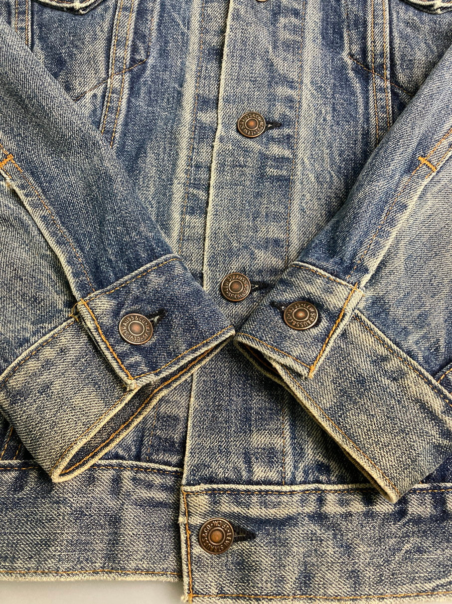 【現状渡し品】【メンズ】 Levi's リーバイス 52刻印 70S 4TH TYPE DENIM JACKET 70505 デニム ジャケット 70年代 Gジャン メンズ アウター ヴィンテージ 146-251214-em-53-min カラー：インディゴブルー 万代Net店