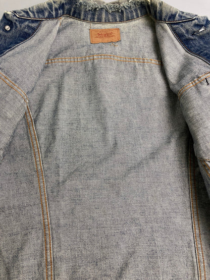 【現状渡し品】【メンズ】 Levi's リーバイス 52刻印 70S 4TH TYPE DENIM JACKET 70505 デニム ジャケット 70年代 Gジャン メンズ アウター ヴィンテージ 146-251214-em-53-min カラー：インディゴブルー 万代Net店