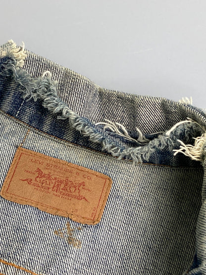 【現状渡し品】【メンズ】 Levi's リーバイス 52刻印 70S 4TH TYPE DENIM JACKET 70505 デニム ジャケット 70年代 Gジャン メンズ アウター ヴィンテージ 146-251214-em-53-min カラー：インディゴブルー 万代Net店