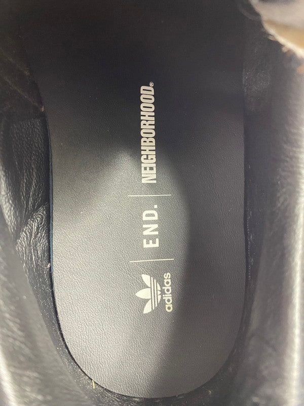 【中古品】【メンズ】 adidas アディダス × END. エンド × NEIGHBORHOOD ネイバーフッド 別注 コラボ CAMPUS "LEOPARD & BLACK" スニーカー 靴 161-251213-kk-15-min カラー：BROWN/CBLACK/CBROWN 万代Net店