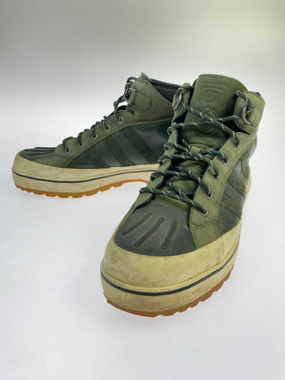 【中古品】【メンズ】 adidas アディダス ADIDAS × BURTON バートン HI G51865 ウィンターボール ハイ コラボレーション ブーツ スニーカー メンズ 靴 シューズ 161-251218-em-07-min サイズ：27.0cm カラー：ダークグリーン系 万代Net店