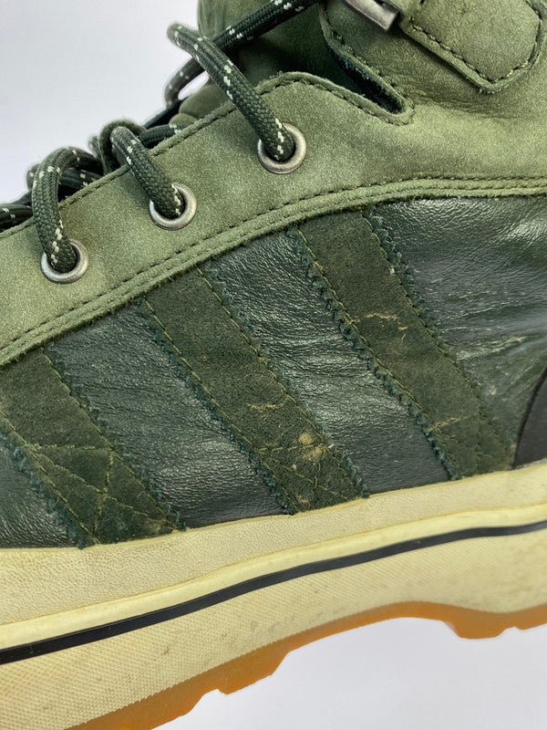 【中古品】【メンズ】 adidas アディダス ADIDAS × BURTON バートン HI G51865 ウィンターボール ハイ コラボレーション ブーツ スニーカー メンズ 靴 シューズ 161-251218-em-07-min サイズ：27.0cm カラー：ダークグリーン系 万代Net店