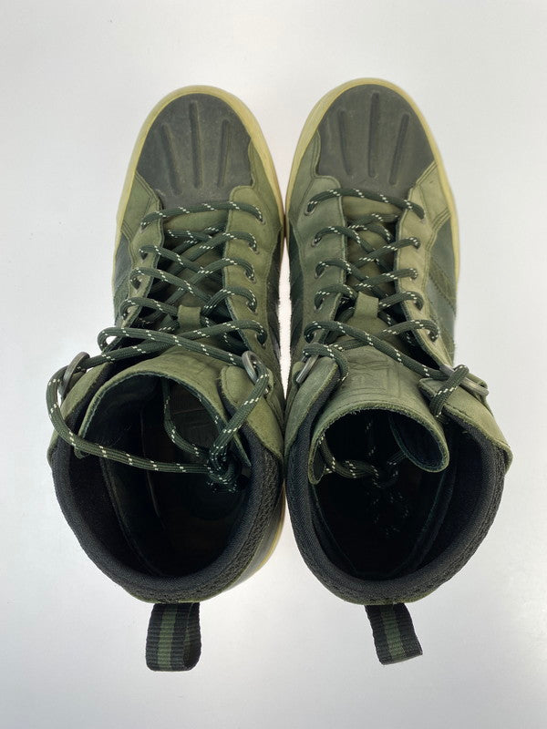 【中古品】【メンズ】 adidas アディダス ADIDAS × BURTON バートン HI G51865 ウィンターボール ハイ コラボレーション ブーツ スニーカー メンズ 靴 シューズ 161-251218-em-07-min サイズ：27.0cm カラー：ダークグリーン系 万代Net店